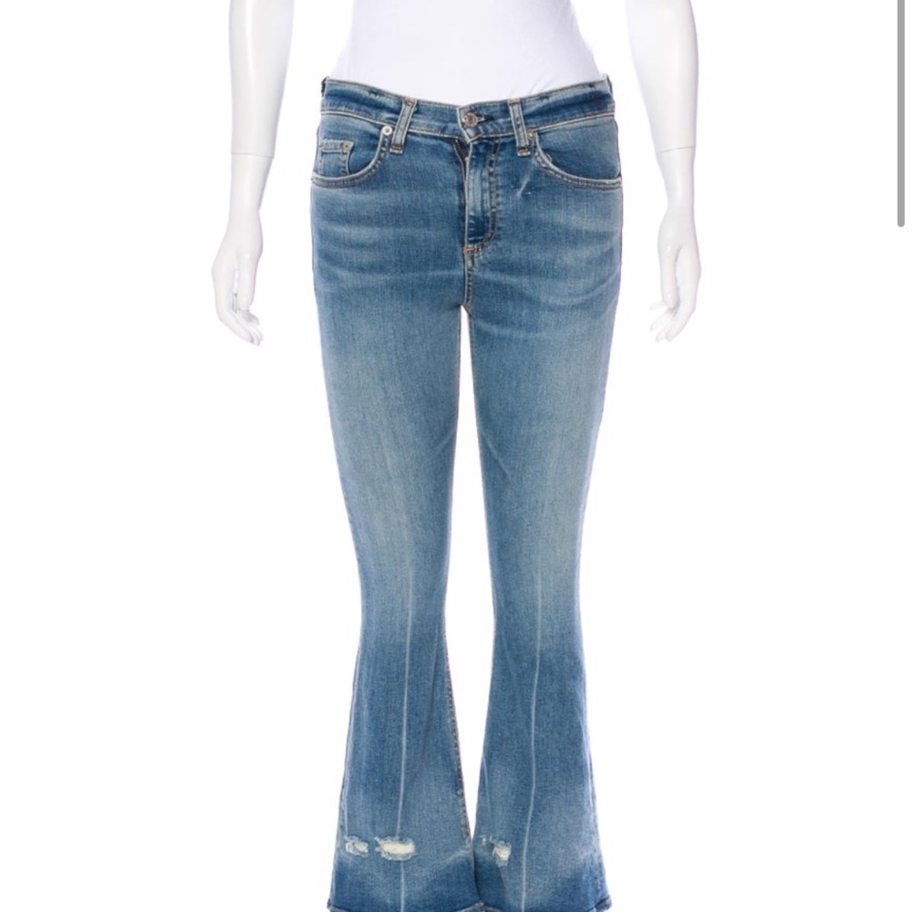 rag and bone cropped flare US26